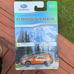 Subaru Crosstrek Orange Toy Car Packaged